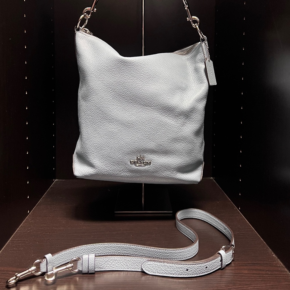 Coach Abby Duffle Hobo blue shoulder bag